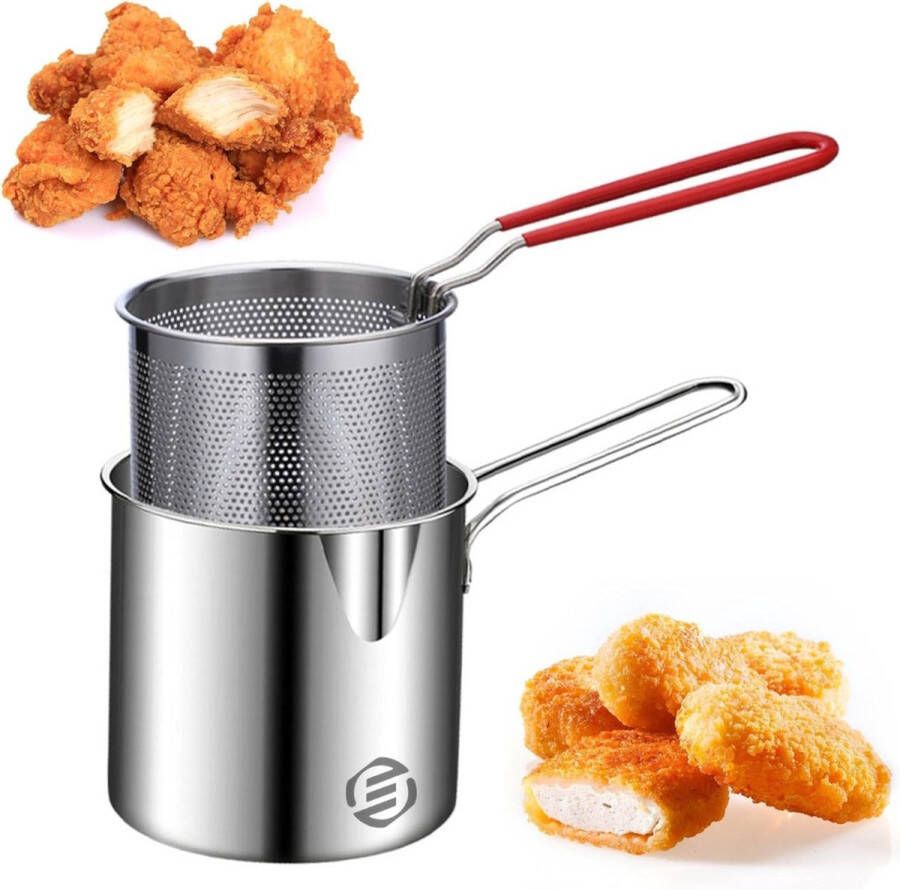 Equivera Oliebollenpan Professionele Friteuse voor Oliebollen Oliebollenmaker Perfect voor Oud en Nieuw