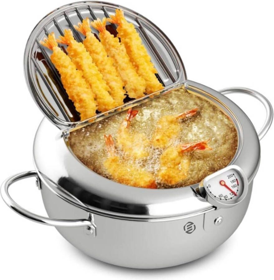 Equivera Oliebollenpan Professionele Friteuse voor Oliebollen Oliebollenmaker Perfect voor Oud en Nieuw - Foto 3