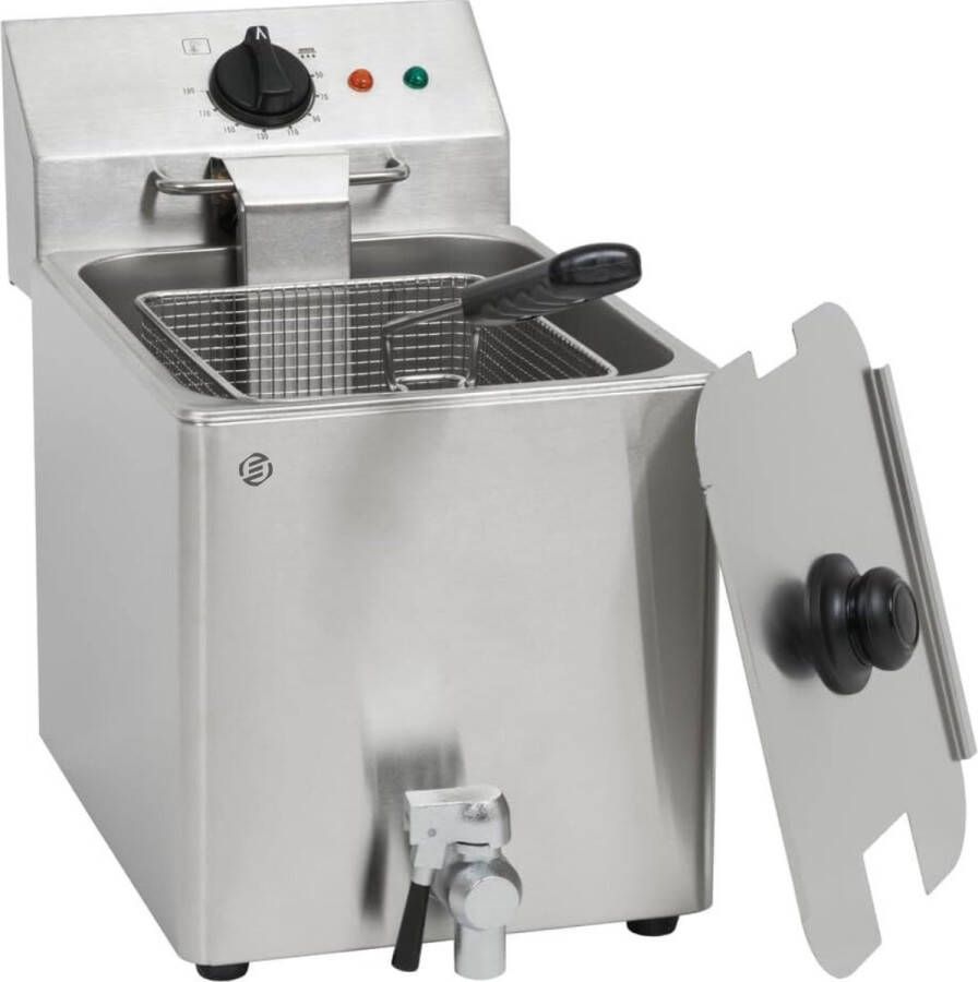 Equivera Oliebollenpan Professionele Friteuse voor Oliebollen Oliebollenmaker Perfect voor Oud en Nieuw