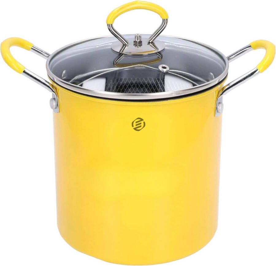 Equivera Oliebollenpan Professionele Friteuse voor Oliebollen Oliebollenmaker Perfect voor Oud en Nieuw