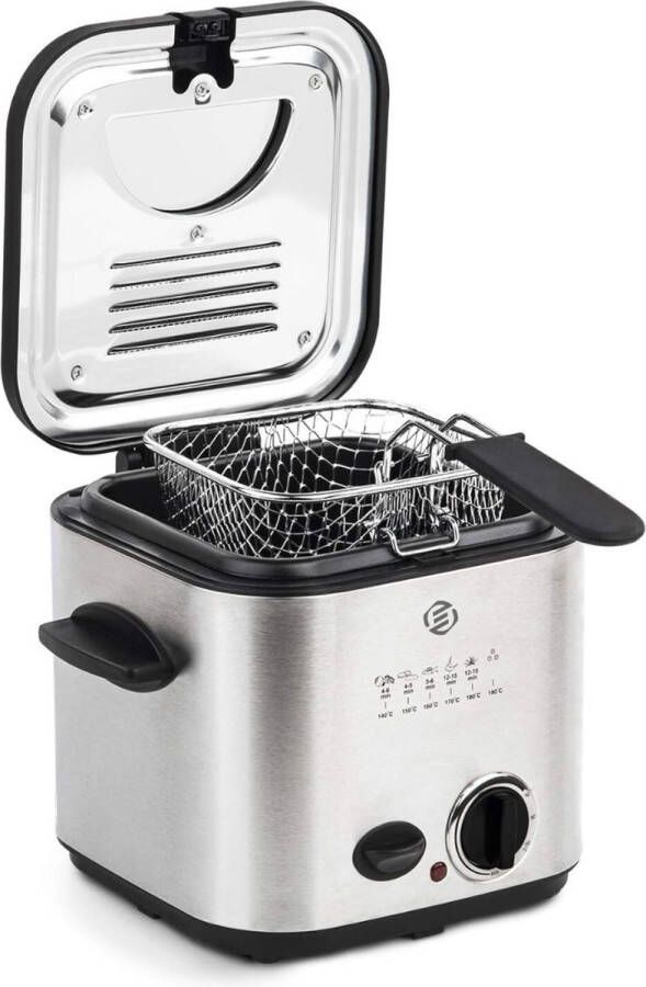Equivera Oliebollenpan Professionele Friteuse voor Oliebollen Oliebollenmaker Perfect voor Oud en Nieuw