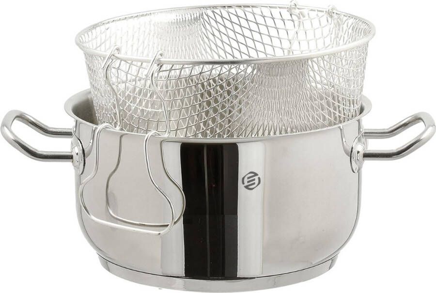 Equivera Oliebollenpan Professionele Friteuse voor Oliebollen Oliebollenmaker Perfect voor Oud en Nieuw
