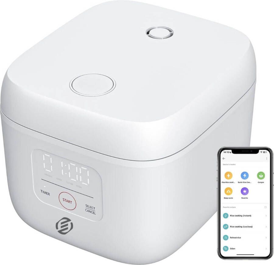 Equivera Rice Cooker Rijstkoker Rijstkokers Rijst koker Must Have Voor In Uw Keuken - Foto 6