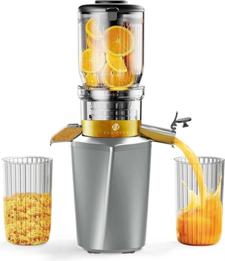 Equivera Sapcentrifuge voor Groente en Fruit Juicer voor Groente en Fruit Sap Machine Sap Maker Slow Juicer Elektrische Sap Pers