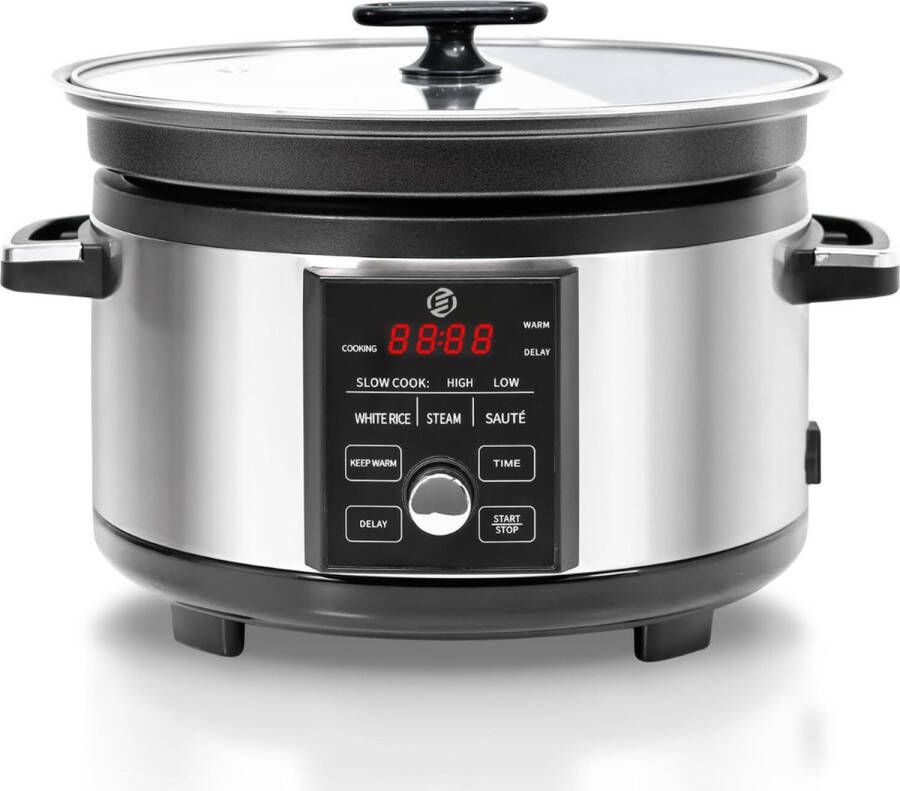 Equivera Slowcooker Met Timer Slowcooker Elektrisch Slowcooker Slowcookers Slow Cooker