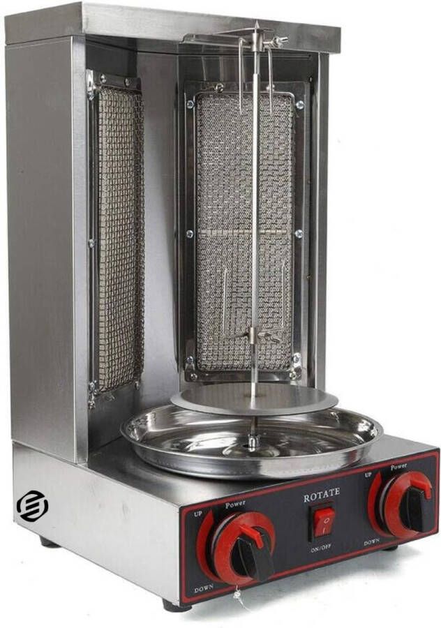 Equivera Verticale Grill Multigrill Met Draaispit Elektrische Grill Kebal Grill Kippengrill Kip Grill Donergrill MUST HAVE