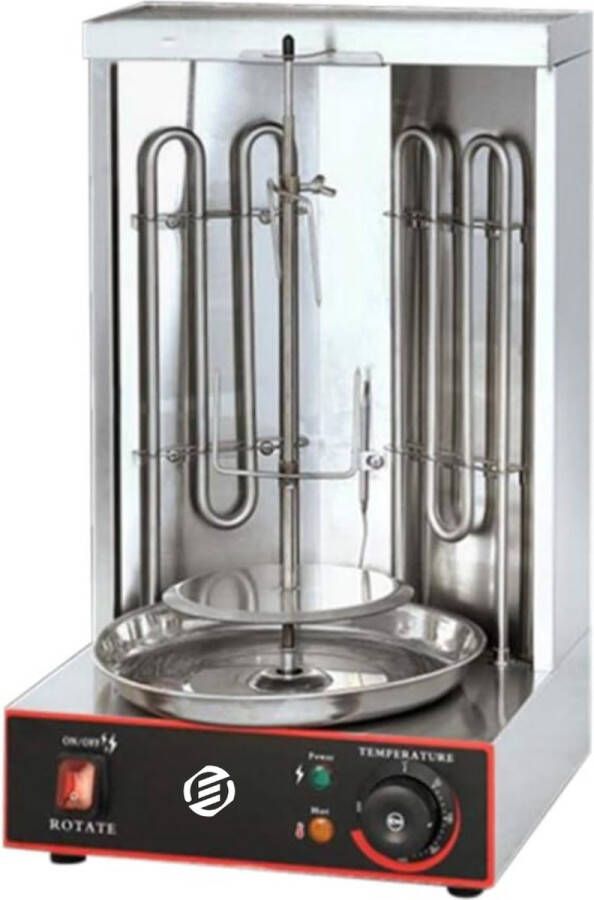Equivera Verticale Grill Multigrill Met Draaispit Elektrische Grill Kebal Grill Kippengrill Kip Grill Donergrill MUST HAVE