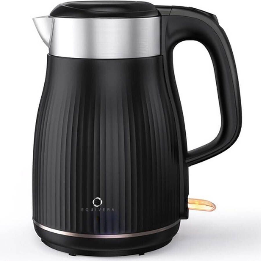 Equivera Waterkoker- Roestvrijstaal Warmhoudfunctie Automatische Uitschakeling Overhittingsbeveiliging