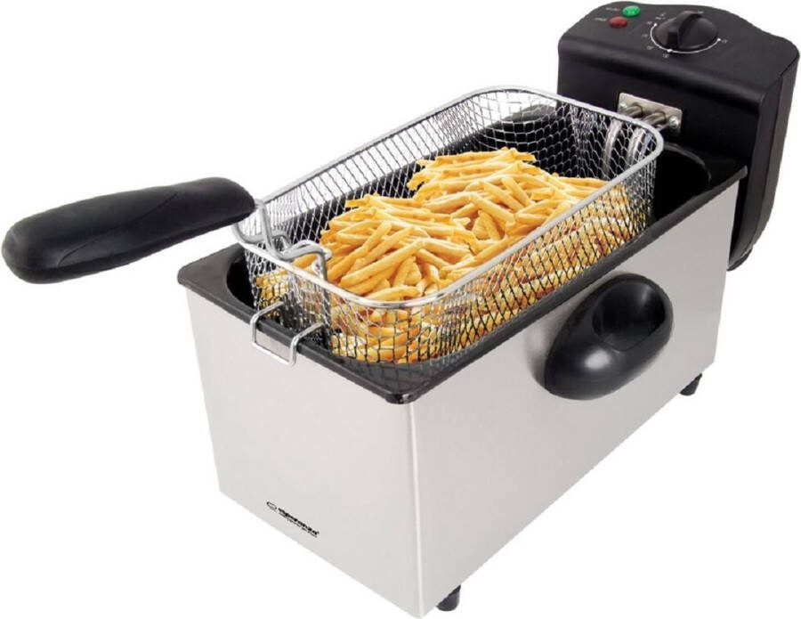 Esperanza EKG010 Frituurpan Friteuse 3 Liter 2000 W RVS