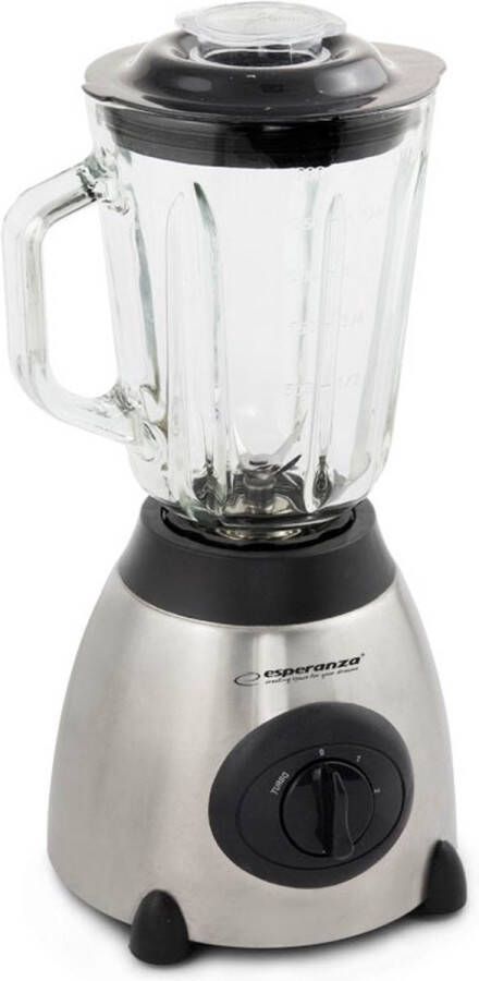 Esperanza EKM020 Blender 500W 1.5L Inox Zwart