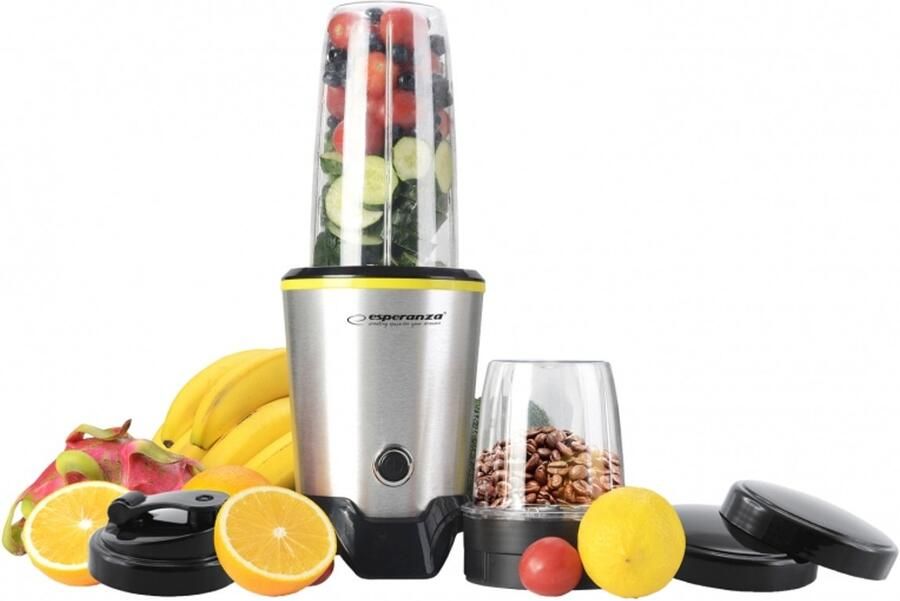 Esperanza EKM028 smoothie blender 1000 W zwart met To Go beker - Foto 2