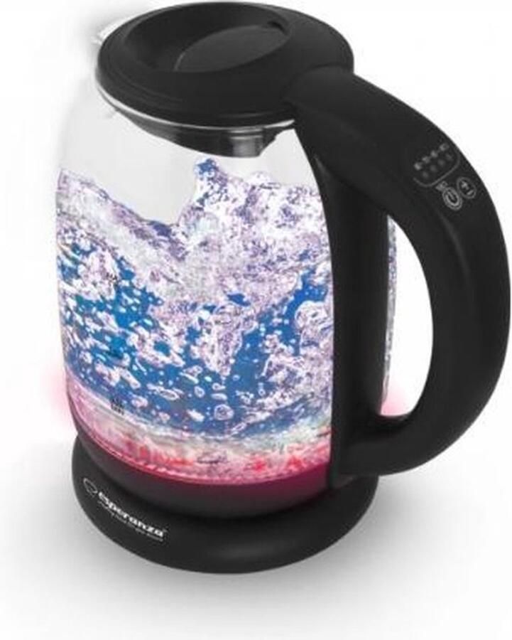 Esperanza Loire Glazen Waterkoker Vijf Kleuren LED-Verlichting 1 7 Liter 2200W