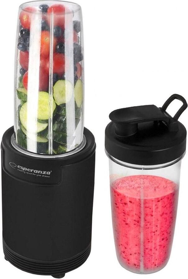 Esperanza EKM029 Nutri-blender Persoonlijke blender 6in1 700W Zwart