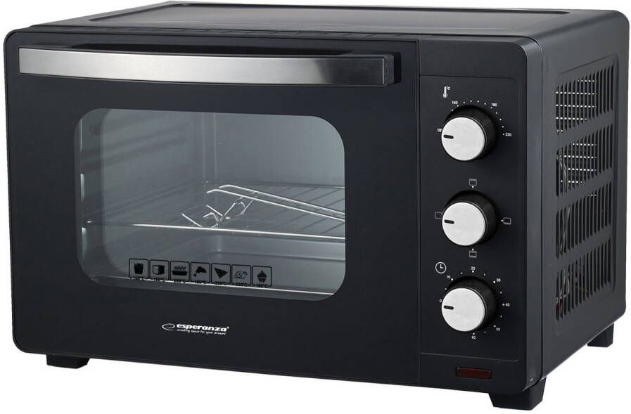 Esperanza prosciutto 20l – compacte mini oven voor elke keuken