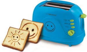 Esperanza Toaster Broodrooster Smiley en Zon voor Kinderen en Volwassenen 7 Standen