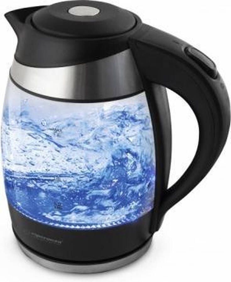 Esperanza Waterkoker met LED Gullfoss Glass 1 8 Liter 2200W