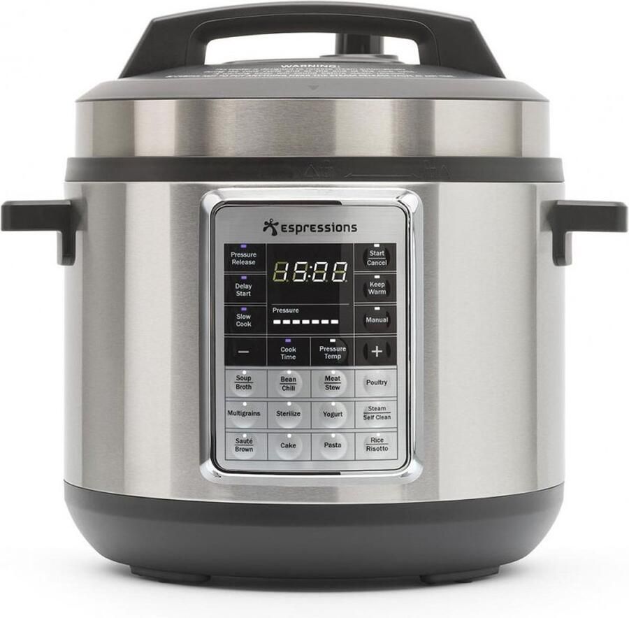 Espressions Smart Pressure Cooker Multicooker Slowcooker 5.7 Liter EP6000