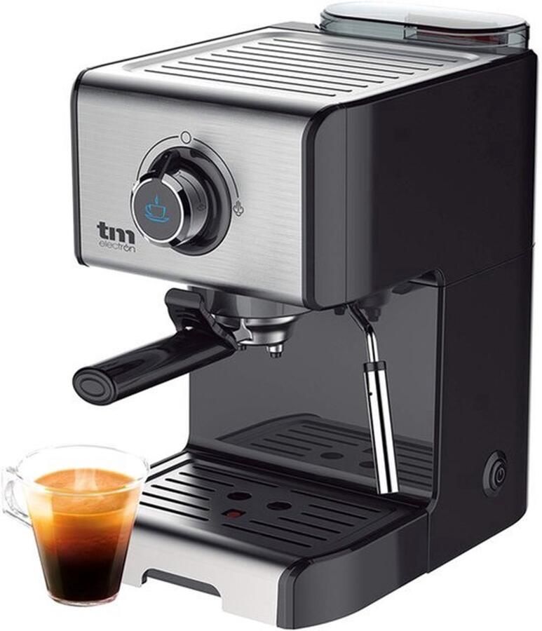 Espressomachine Handmatig 15 Bar Pomp 1200 W Vermogen 1 2 Liter Reservoir Roestvrij Staal Melkopschuimer Voor Espresso Koffie