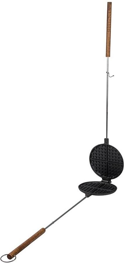 Esschert Design Esschert FF295 Wafelijzer BBQ Geschikt voor open vuur Extra lange steel