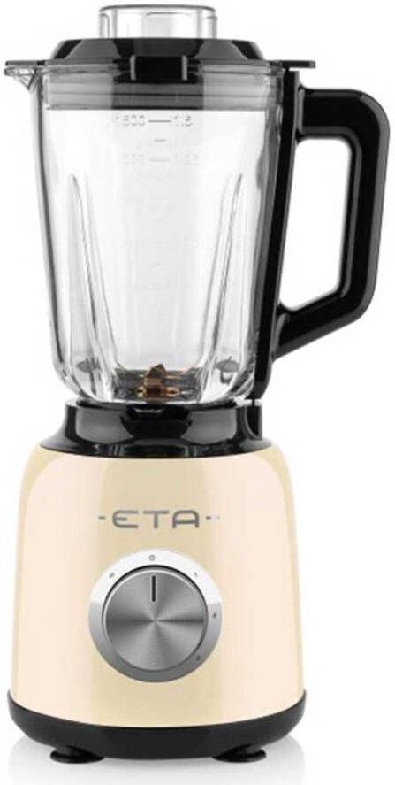 Eta Storio 9011 90010 1 5 l Blender voor op aanrecht 1200 W Beige Zwart Transparant