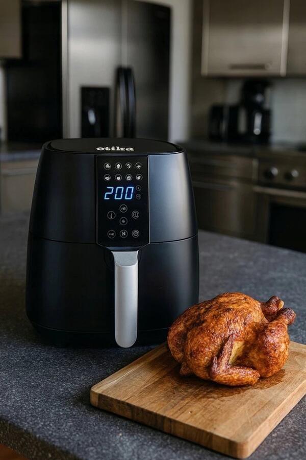 ETIKA Grote airfryer 4liter Zwart