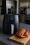 ETIKA Grote airfryer 4liter Zwart - Thumbnail 1