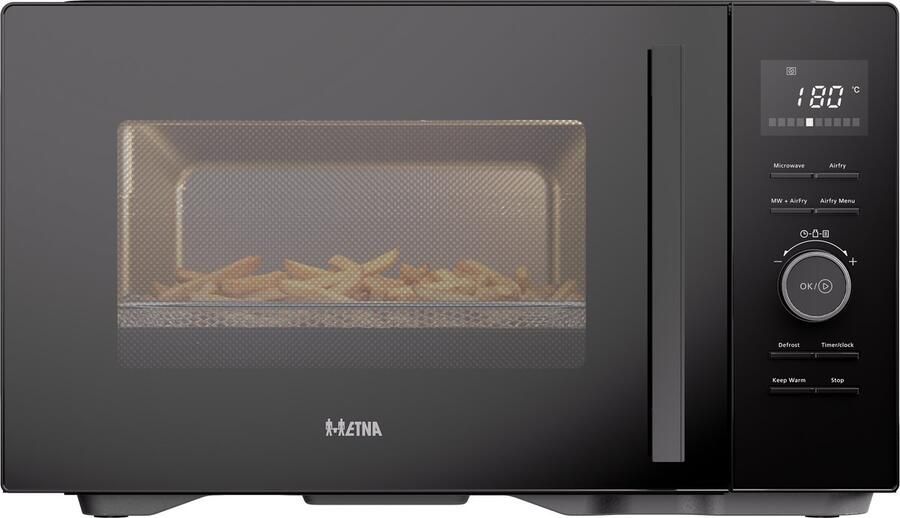 ETNA AMV826 AirFry Magnetron – Vrijstaand – 26 liter – AirFry – Grill – 10 AirFry programma s – Zwart