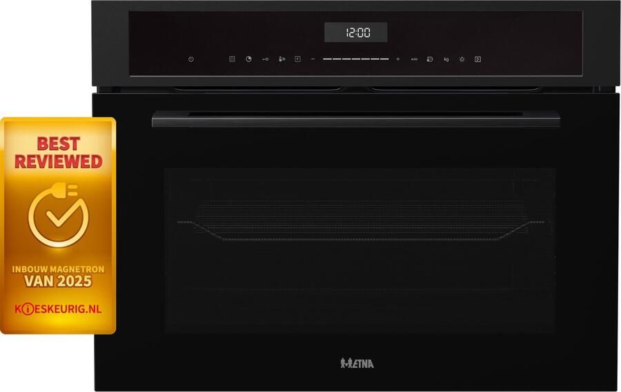 ETNA CM250MZ Oven met magnetronfunctie Nis 45 cm Matzwart Combi Magnetron - Foto 4