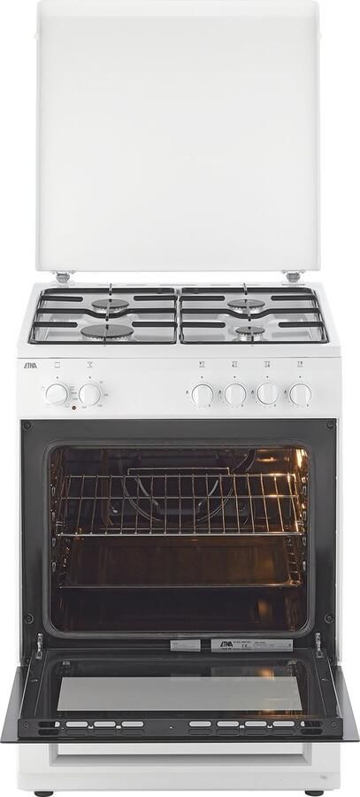 ETNA FGV160WIT Gas elektro fornuis Wit 60 cm Inhoud 72 liter Energielabel A - Foto 2