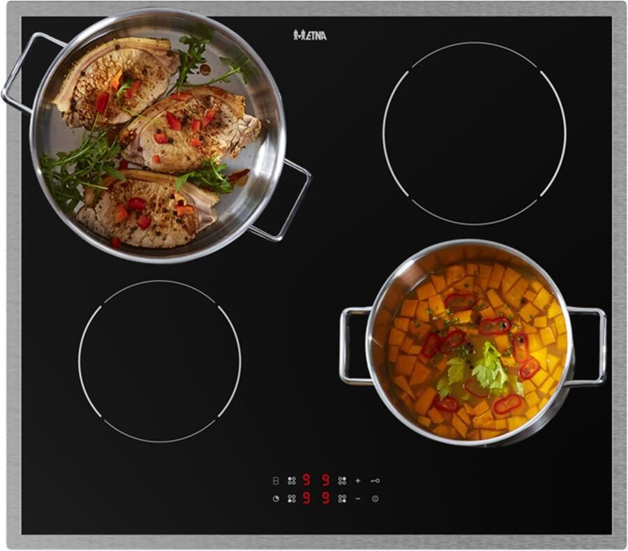 ETNA KI2160RVS Inbouw inductiekookplaat Zwart