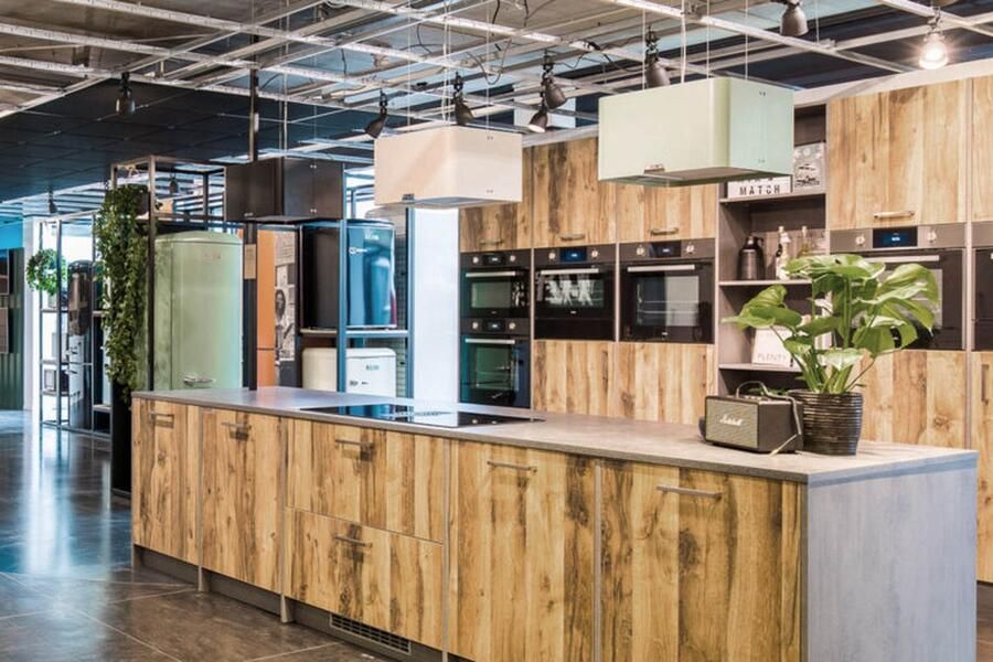 Etna RA345ZWA eiland afzuigkap retro design tbv recirculatie met boostfunctie