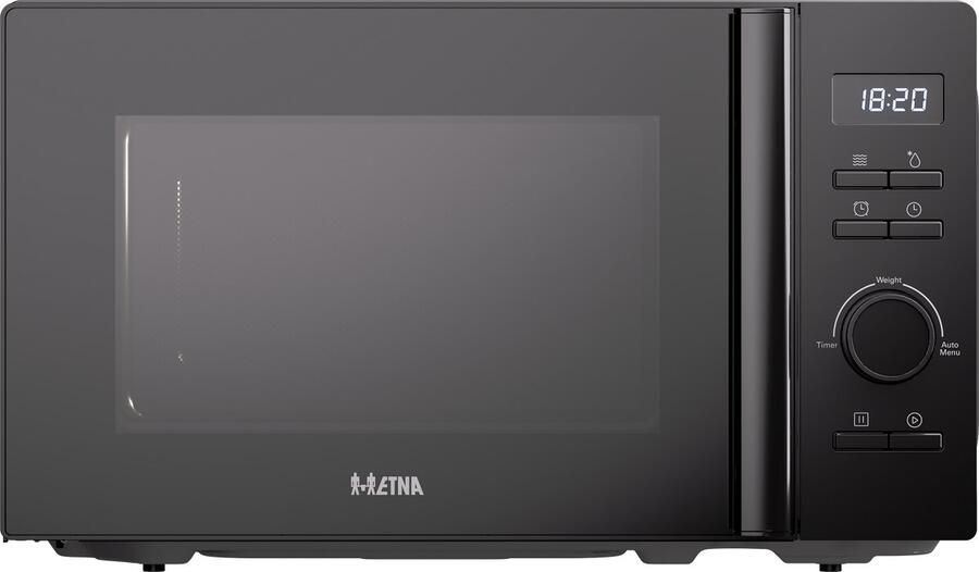 ETNA SMV820 Solo Magnetron – Vrijstaand – 20 liter – 800 watt – 5 standen – 8 automatische programma s – Zwart