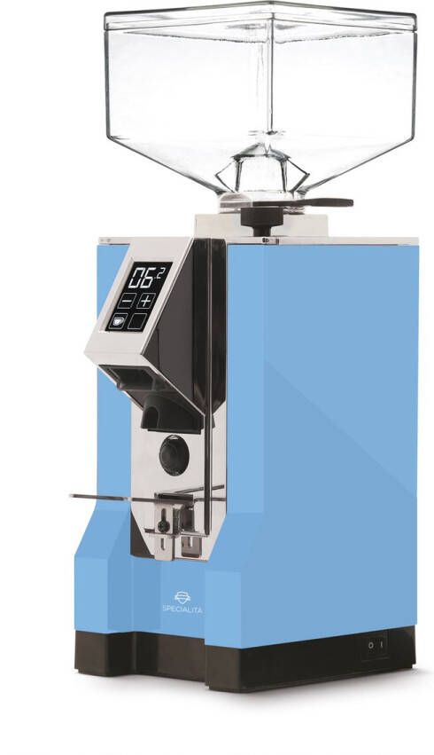 Eureka Mignon Specialita (16CR) koffiemolen chroom babyblauw