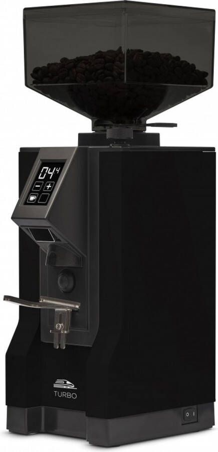 Eureka Mignon Turbo (15BL) koffiemolen zwart zwart met 1kg Koepoort Koffie koffiebonen