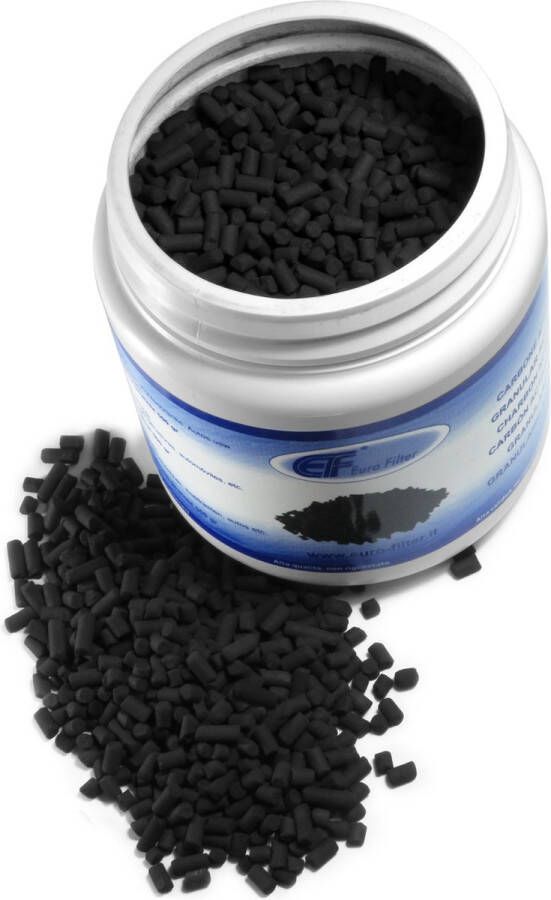 Eurofilter Actieve koolstofkorrels 500 gram universeel in gebruik actieve kool korrels geschikt voor o.a. in afzuigkap