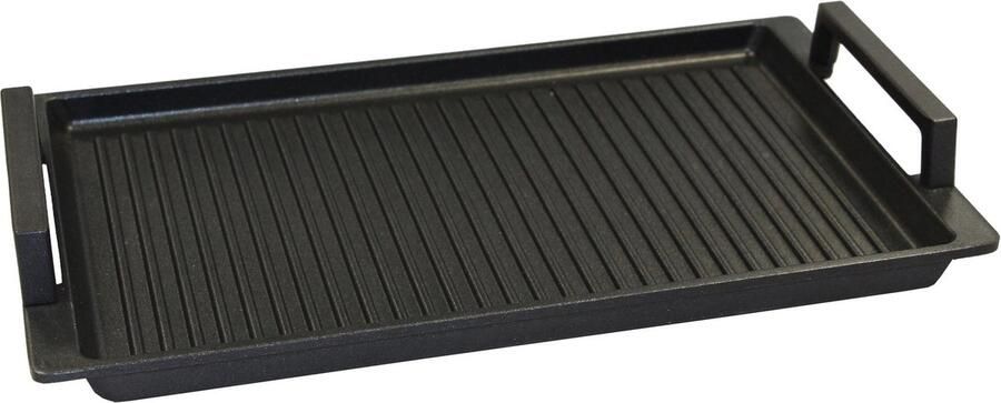 Eurolux Grillplaat met Ergonomische Grepen 41x24 cm Geschikt voor Alle Warmtebronnen Duurzaam Aluminium