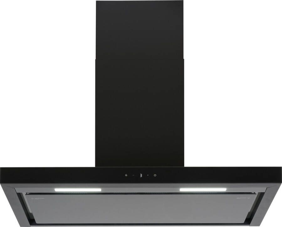Everglades EVCH9845B Afzuigkap Recirculatie Zwart 90CM Met Krachtige Motor van 800M3 H Inclusief Koolstoffilters Energieklasse A 4 Standen Tiptoets Digitaal 5 Jaar Garantie - Foto 2