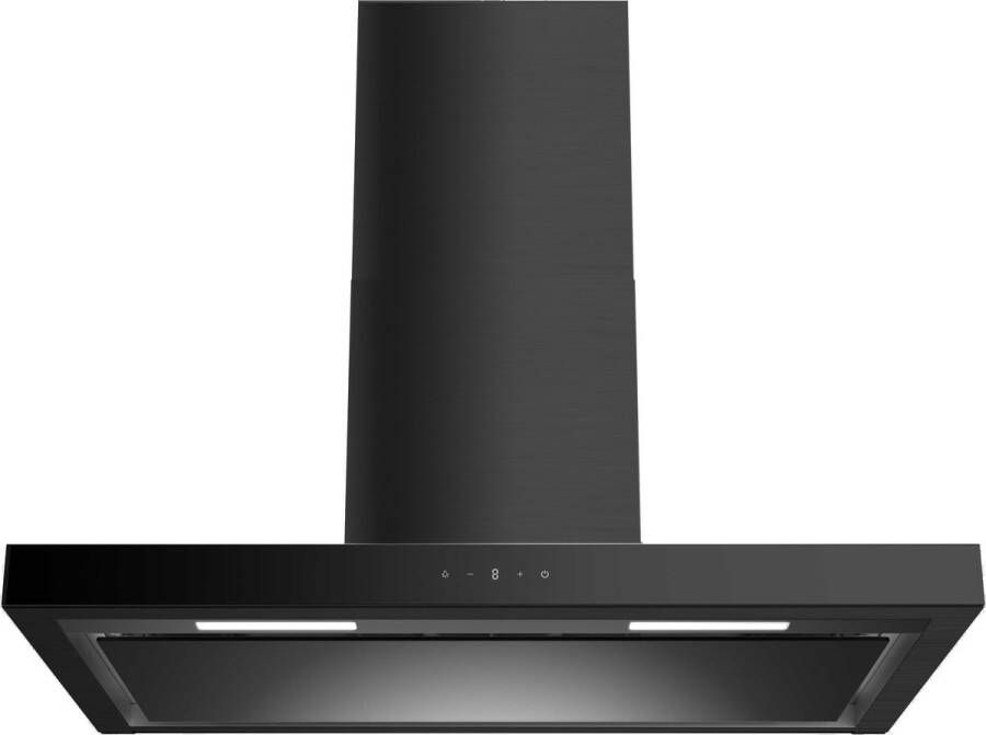 Everglades EVCH9845B Afzuigkap Recirculatie Zwart 90CM Met Krachtige Motor van 800M3 H Inclusief Koolstoffilters Energieklasse A 4 Standen Tiptoets Digitaal 5 Jaar Garantie - Foto 3