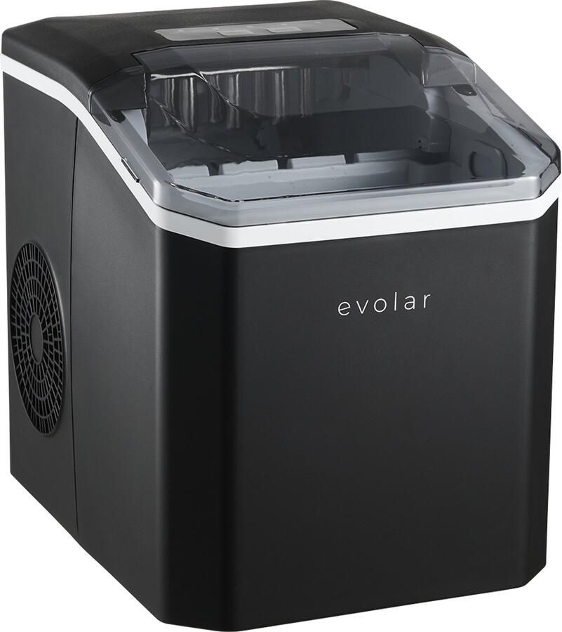 Evolar Bullet IJsblokjesmachine Holle Bullet IJsblokjes Zwart