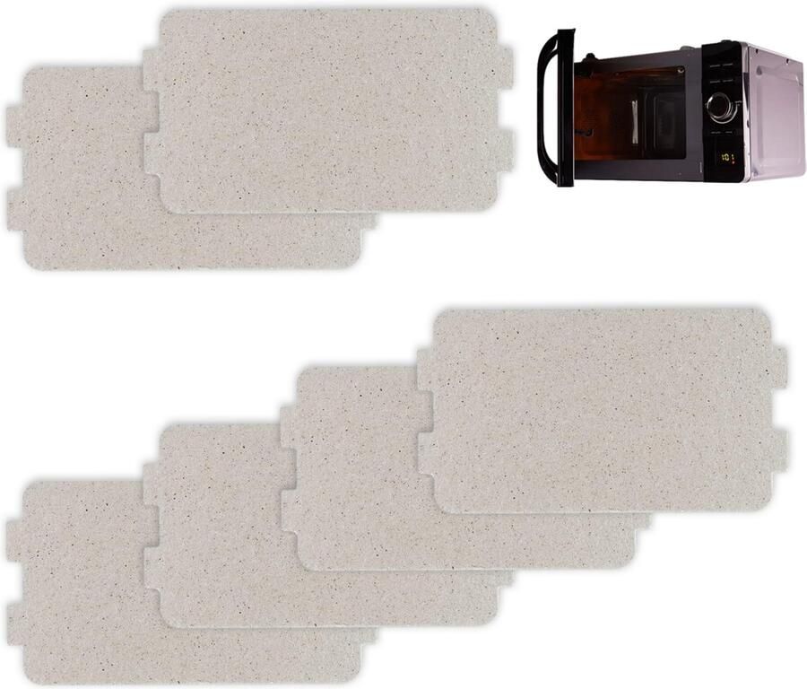 Excitat Magnetronfolie Mica Sheet Magnetron Reparatieonderdelen voor Mica Sheet Magnetron Geschikt voor inductiekookplaten magnetrons en andere elektrische apparaten Isolatie 6 stuks