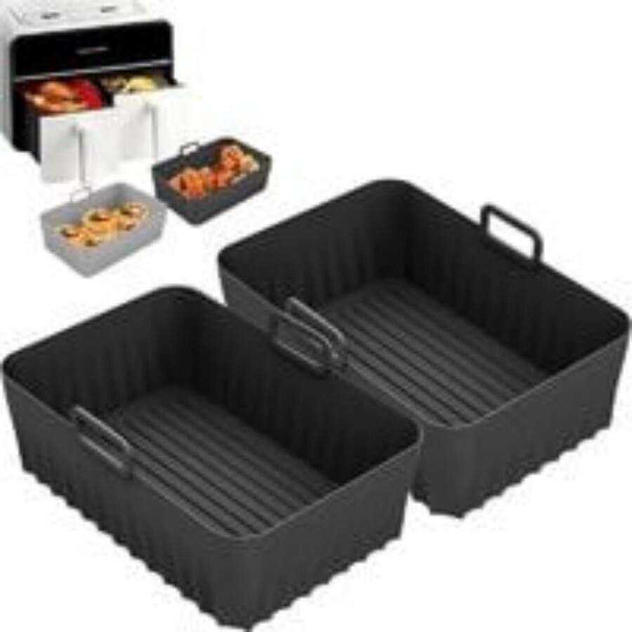 Excitat Siliconen Airfryer Liners Airfryer Mallen Airfryer Accessoires voor Innsky Princess Airfryers 2 stuks