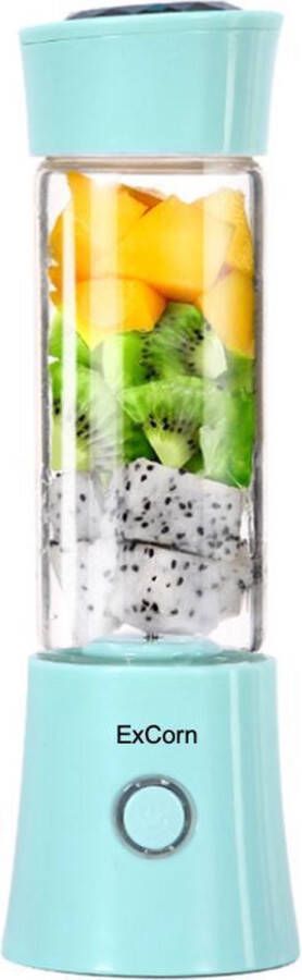 ExCorn Smoothie C8 Maker – hoge snelheid – 480ml – Blender To Go – Draagbare Blender – Portable Blender – Draadloos – USB Oplaadbaar – Blender Smoothie – Mini Blender - Foto 2