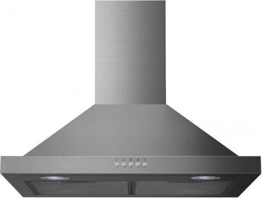 Exquisit KH62-3INOX 5 Jaar garantie Schouwkap 60 cm breed