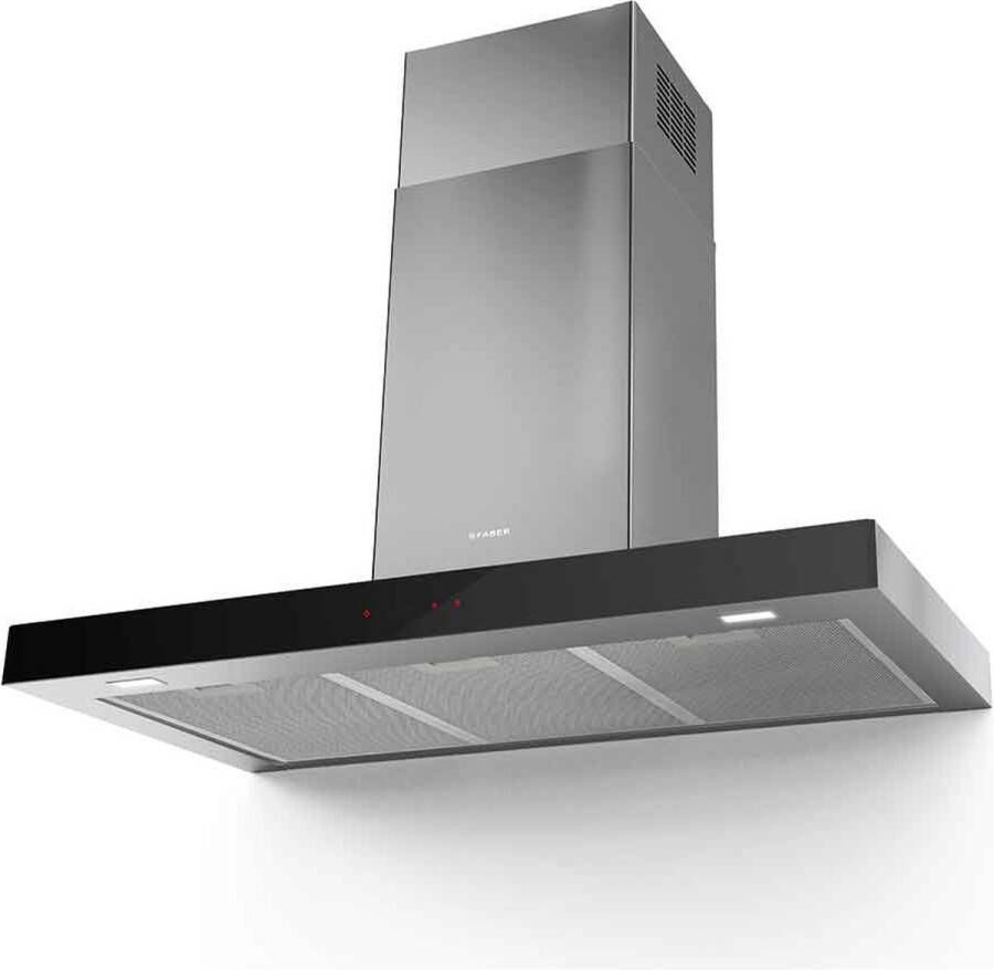 FABER S.p.A. Stilo Glass Smart A60 Monté au mur Acier inoxydable 690 m³ h B