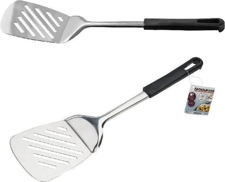 Fackelmann Spatel 33 cm Zwart PP RVS