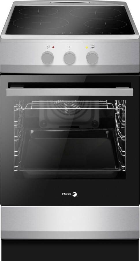 Fagor FACI203S Inductiefornuis 50 cm breed Katalyse -65 L Klasse A Zilver