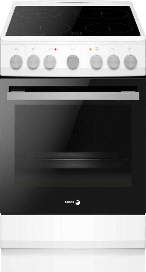 Fagor FACV203B Keramisch Fornuis 50 cm Breed Katalyse Hetelucht XL oven 62L