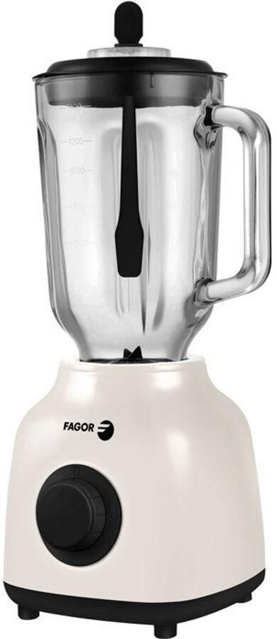 Fagor 2-in-1 blender FGC2160 400 W 1 5 L maatbeker van glas Crème