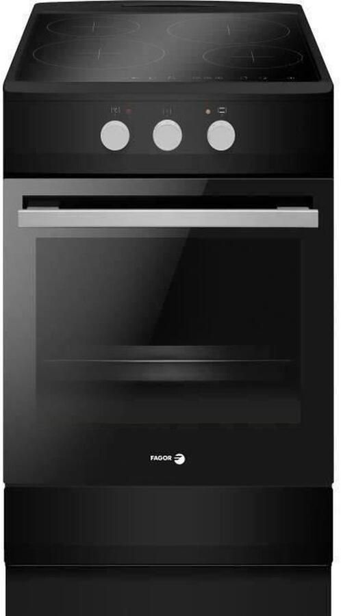 Fagor Inductiekookplaat -FACI203N 4 branders 65 L 3.500 W 50 x 60 cm Zwart