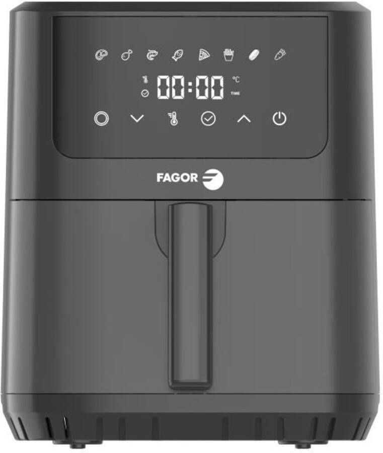 Fagor Olievrije frituurpan Airfryer FGR65 Inhoud 6 5L 8 kookprogramma's 1600W